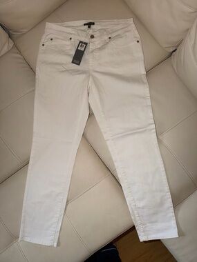 Eileen Fisher White Skinny Jeans for Women